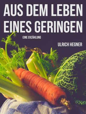 cover image of Aus dem Leben eines Geringen